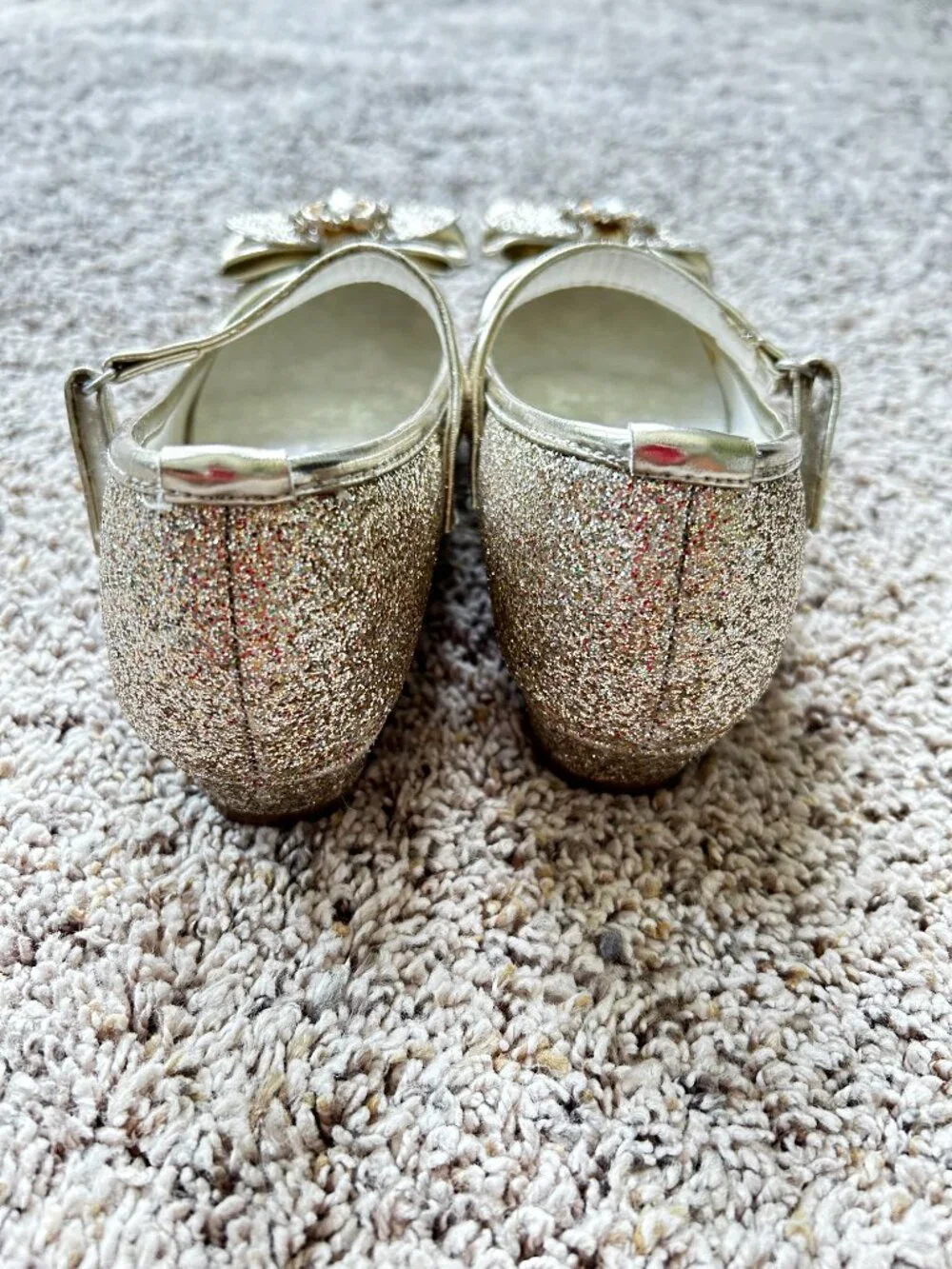 Stelle Gold Sparkle Shoes Size 2